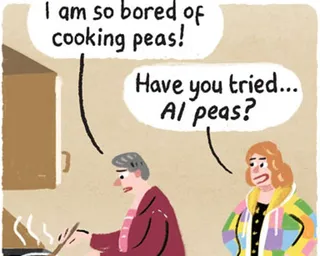 Give peas a chance – even AI peas